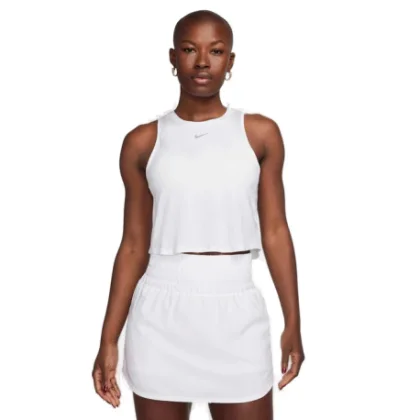 Dámske tréningové tielko NIKE W NK ONE CLASSIC DF CRP TANK-100-White