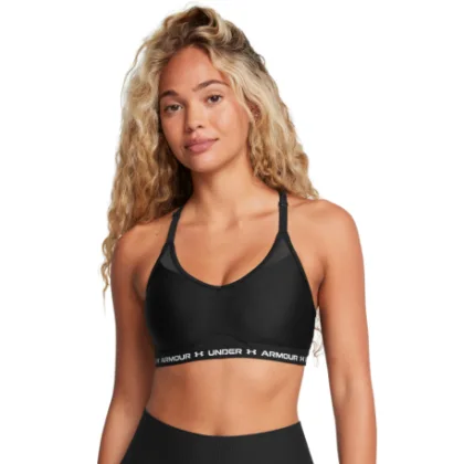 Dámska tréningová športová podprsenka UNDER ARMOUR UA Crossback Low Bra-BLK
