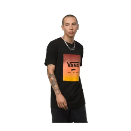 Pánske tričko s krátkym rukávom VANS MN CLASSIC PRINT BOX Black
