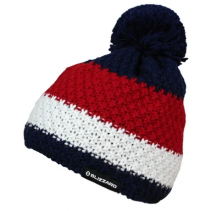 Zimná čiapka BLIZZARD Quest, blue white red