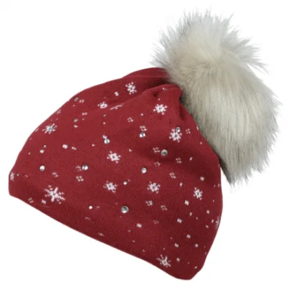 Dámska zimná čiapka BLIZZARD Crystal, red