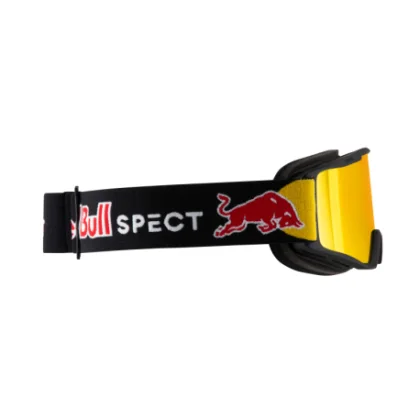 Lyžiarske okuliare RED BULL SPECT NEON 02RE2, black brown with red mirror