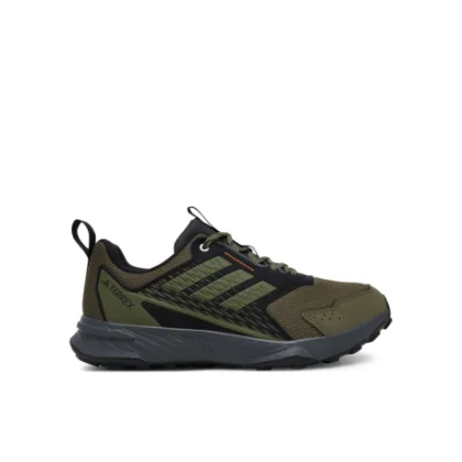 Pánska bežecká trailová obuv ADIDAS Terrex Tracefinder M olive strata olive strata semi impact orange
