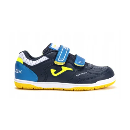 Chlapčenské futbalové kopačky halové JOMA Top Flex 2503 K IC navy blue yellow