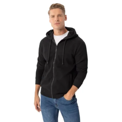 Pánska mikina so zipsom VOLCANO B-LERMO-700-BLACK
