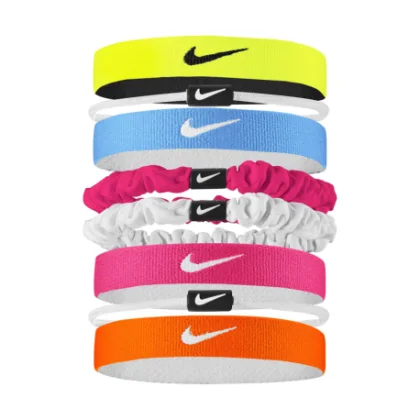 Dámska čelenka NIKE MW HEAD TIES 8PK VT WH BK