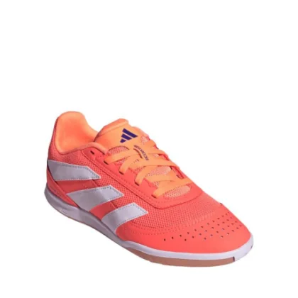 Chlapčenské futbalové kopačky halové ADIDAS Predator Club Jr IC signal coral cloud white beam orange