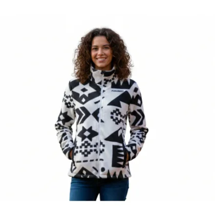 Dámska flisová mikina so zipsom FUNDANGO Serena Fleece Jacket-915- totem