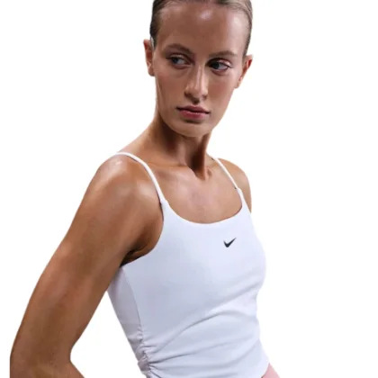 Dámske tréningové tielko NIKE W NK ONE DF TANK CPSL SPD WHITE BLACK