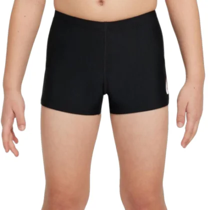Chlapčenské plavky NIKE SWIM Scribble Square Leg-001-Black