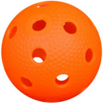 Florbalová loptička MPS MATCH IFF - neon orange