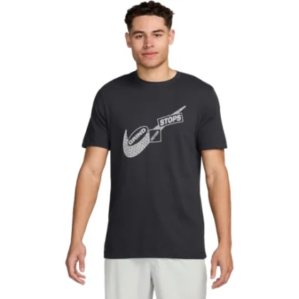 Pánske tričko s krátkym rukávom NIKE M NK DF TEE GYM KIT 2-060 ANTHRACITE