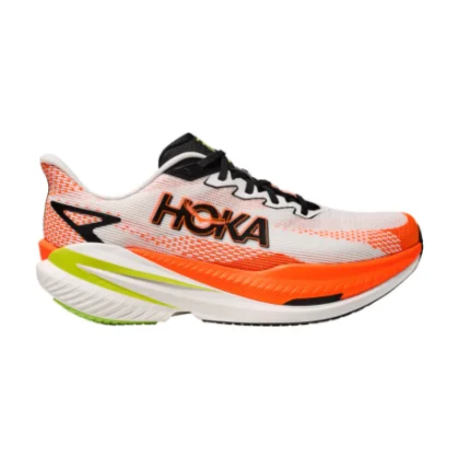 Pánska bežecká obuv HOKA Mach X 3 M white neon tangerine