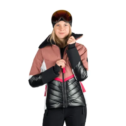 Dámska lyžiarska bunda NORTHFINDER JADA-521roseblack