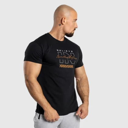 Športové tričko Iron Aesthetics Believe, čierne