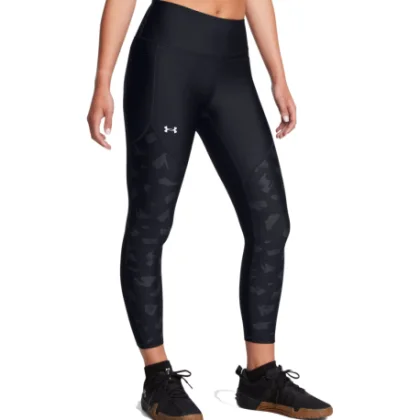 Dámske legíny UNDER ARMOUR Tech Print Panel Ankle Leg-BLK