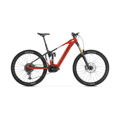 Horský elektrobicykel MONDRAKER Level RR, flame red vortex grey racing silver