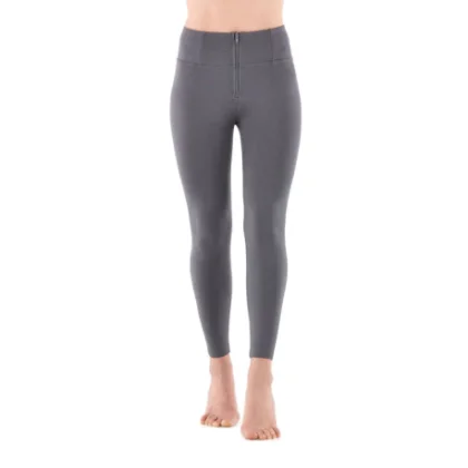 Dámske jeggings nohavice FREDDY WR.UP® skinny push up organic cotton trousers with high waist-Grey
