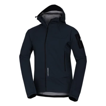 Pánska turistická softshellová bunda NORTHFINDER FABIO-269black