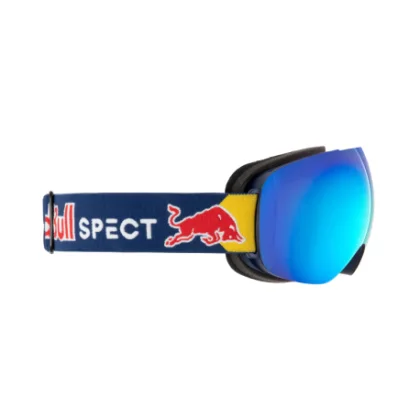 Lyžiarske okuliare RED BULL SPECT BENT-03BL3, blue ice blue snow - red with blue mirror, S.3