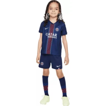 Chlapčenský futbalový set oblečenia NIKE QATAR AIRWAYS PSG LK NK DF KIT STAD HM