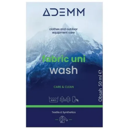 Ošetrovací prípravok na textil ADEMM Fabric Uni Wash 50 ml, CZ SK PL HU DE EN