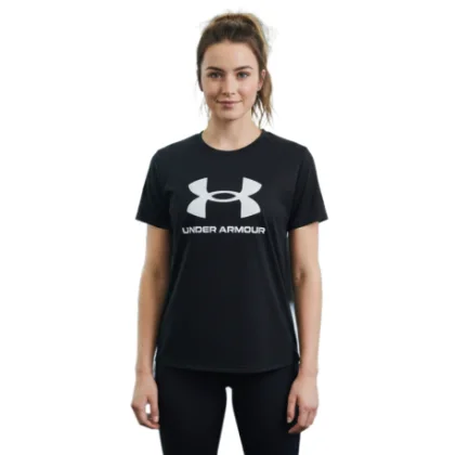 Dievčenské tričko s krátkym rukávom UNDER ARMOUR UA BIG LOGO SS