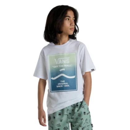 Chlapčenské tričko s krátkym rukávom VANS PRINT BOX 2.0-WHITE