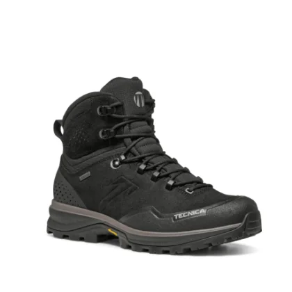 Pánska vysoká turistická celokožená obuv TECNICA Forge TRK GTX Ms, black grey