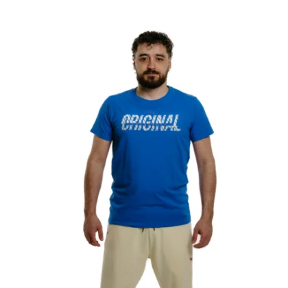 Pánske tričko s krátkym rukávom AUTHORITY T-ORIGINAL90 M blue