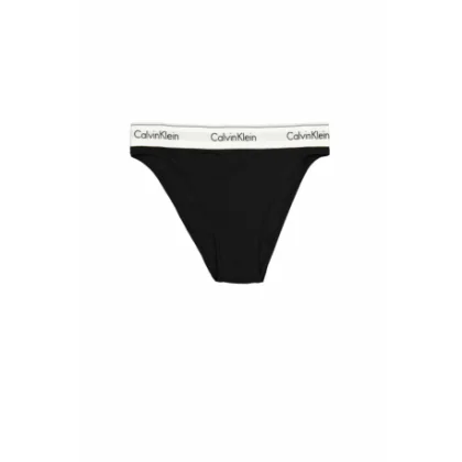 Dámske nohavičky CALVIN KLEIN HIGH LEG TANGA-Black