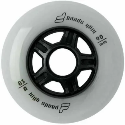 Náhradné kolieska na korčule FILA SKATES FILA WHEELS 90MM 83A WHITE