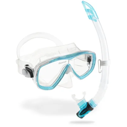 Potápačský šnorchlovací set CRESSI ESTRELLA + GAMMA COMBO CLEAR AQUAMARINE