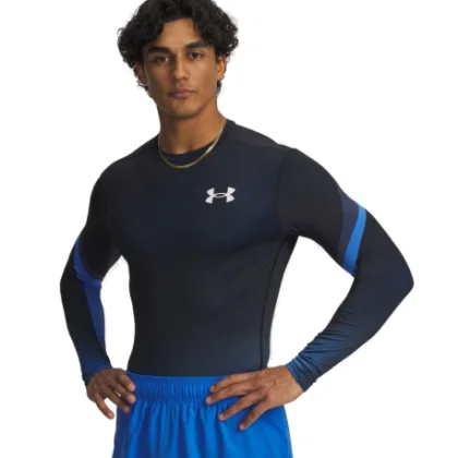 Pánske kompresné tričko s dlhým rukávom UNDER ARMOUR UA Heatgear Sub Crew LS
