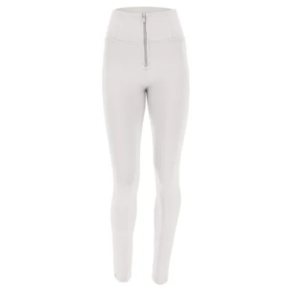 Dámske jeggings nohavice FREDDY WR.UP® skinny push up organic cotton trousers with high waist-Beige