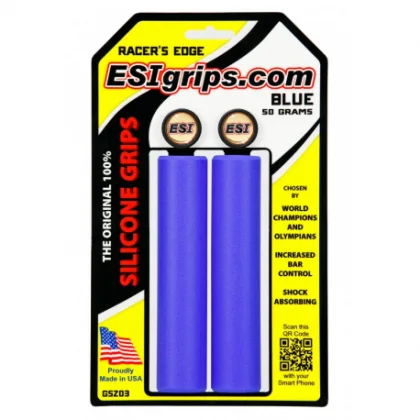 Rukoväte na riadidlá ESI Racers Edge Blue I