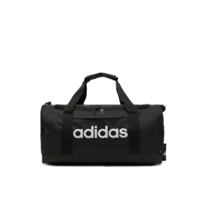 Cestovná taška ADIDAS LINEAR DUFFEL S BLACK BLACK WHITE