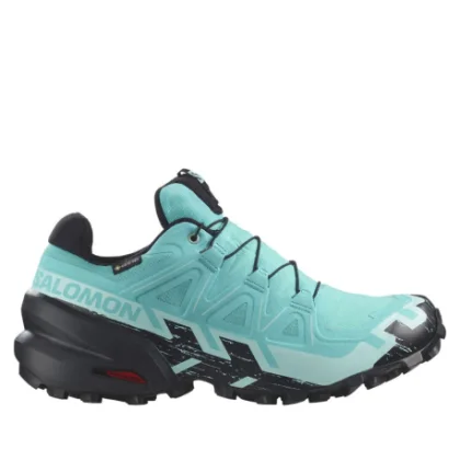 Dámska bežecká trailová obuv SALOMON Speedcross 6 GTX W blue curacao black iced aqua