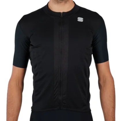 Pánsky cyklistický dres s krátkym rukávom SPORTFUL Strike short sleeve jersey, black white