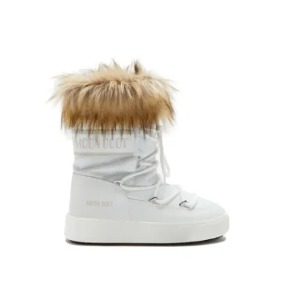 Dámske členkové zimné topánky MOON BOOT MB LTRACK MONACO LOW WP-A001 WHITE