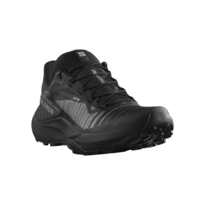 Pánska bežecká trailová obuv SALOMON Genesis M black black footwear silver