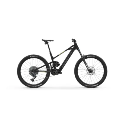 Horský elektrobicykel MONDRAKER Sly RR, black nimbus grey tonic gold