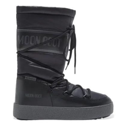Dámske členkové zimné topánky MOON BOOT LTRACK HIGH NYLON WP, 001 black