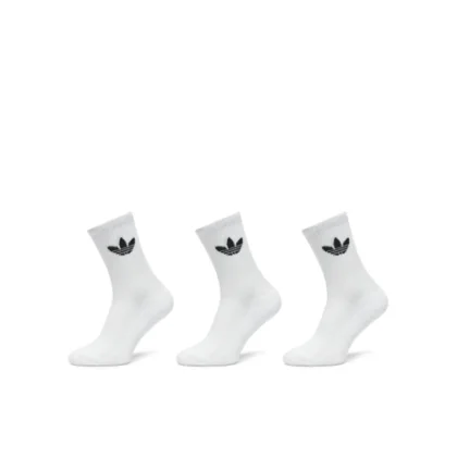 Ponožky ADIDAS ORIGINALS 3 PACK-CusTre Crw Sck WHITE BLACK