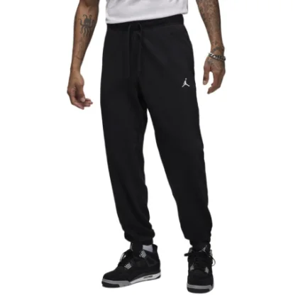 Pánske zateplené tepláky NIKE M J DF SPRT CSVR FLC PANT-010 BLACK WHITE