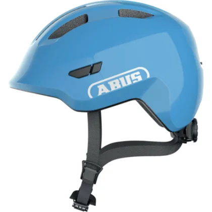 Juniorská cyklistická prilba ABUS Smiley 3.0 shiny blue