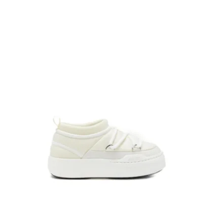 Juniorské nízke zimné topánky MOON BOOT MB JR PARK ICON L002 CREAM