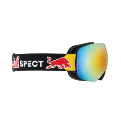 Lyžiarske okuliare RED BULL SPECT BENT-01RE2, black brown with red mirror