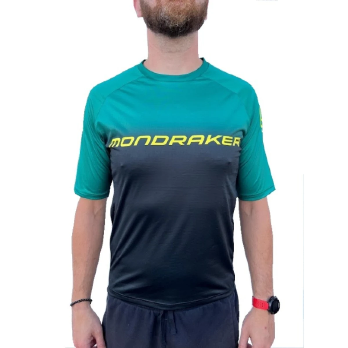 Pánsky cyklistický dres s krátkym rukávom MONDRAKER Enduro Trail Jersey short, british racing green black yellow · záber 1