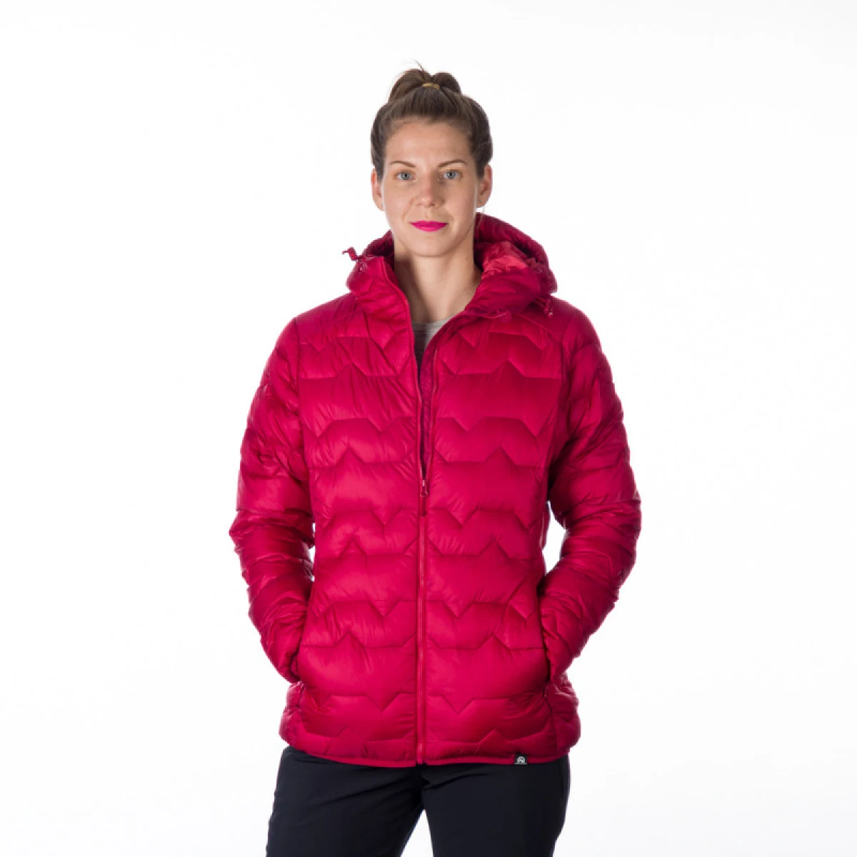 Dámska turistická bunda NORTHFINDER ELMA-510-cherry · záber 2